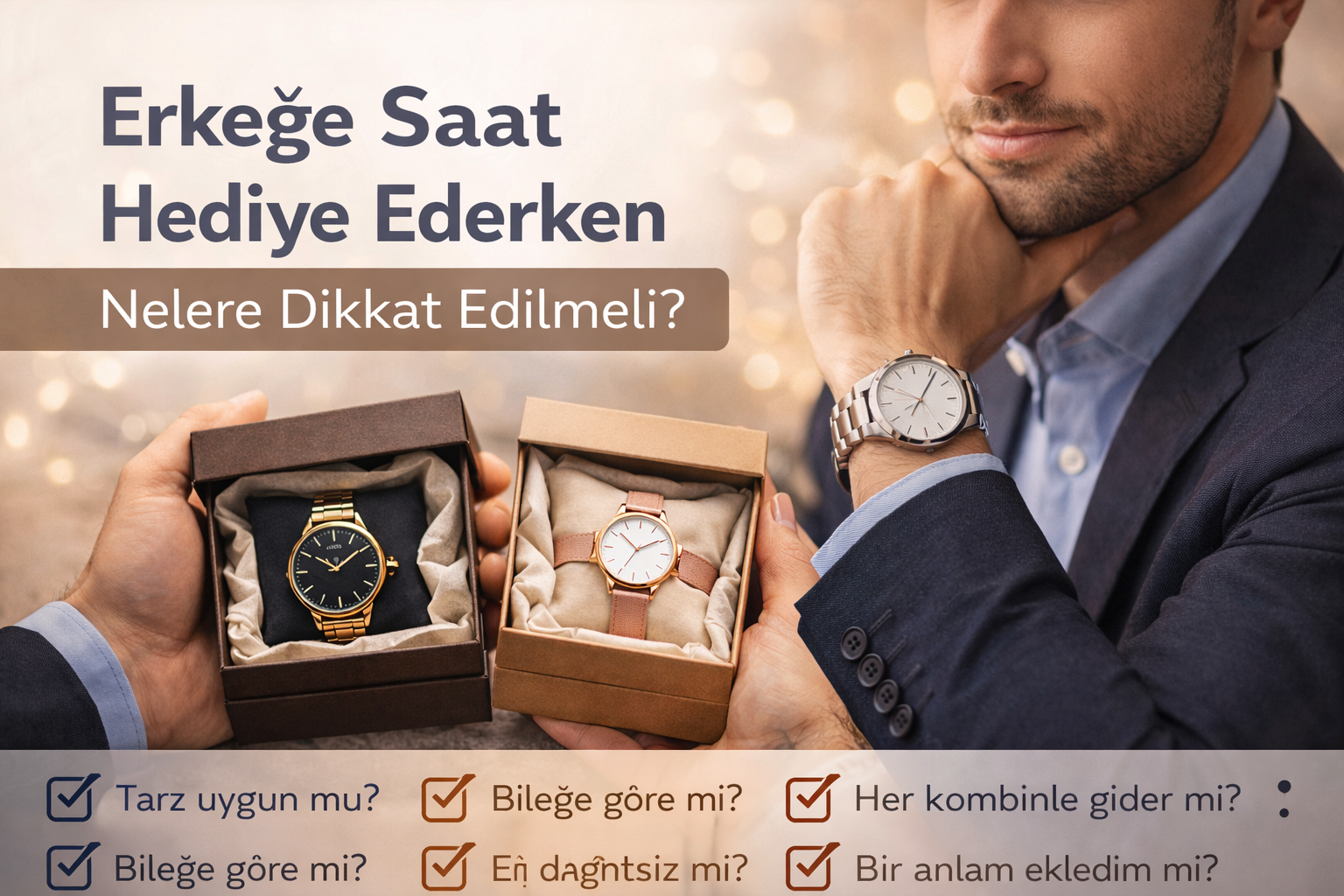 Erkeğe Saat Hediye Ederken Nelere Dikkat Edilmeli?
