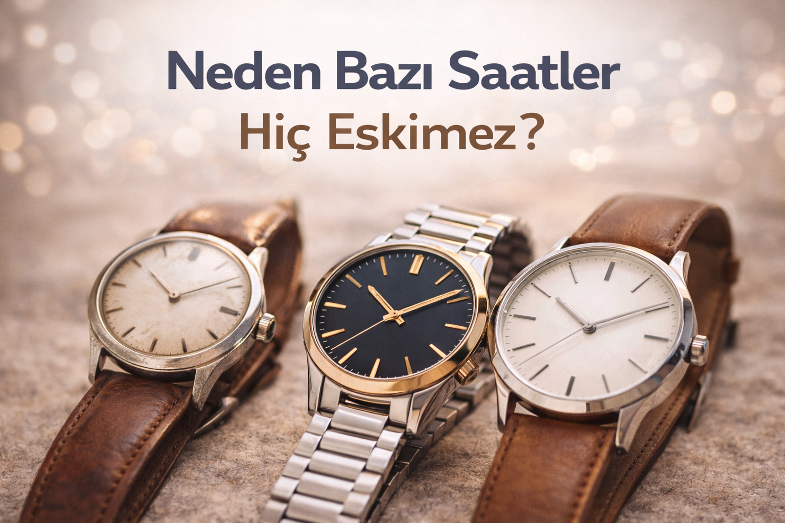 Neden Bazı Saatler Hiç Eskimez?