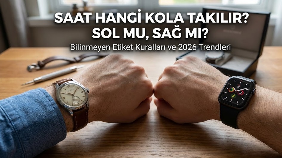 Saat Hangi Kola Takılır? Sol mu, Sağ mı? 2026 Trendleri ve Konfor