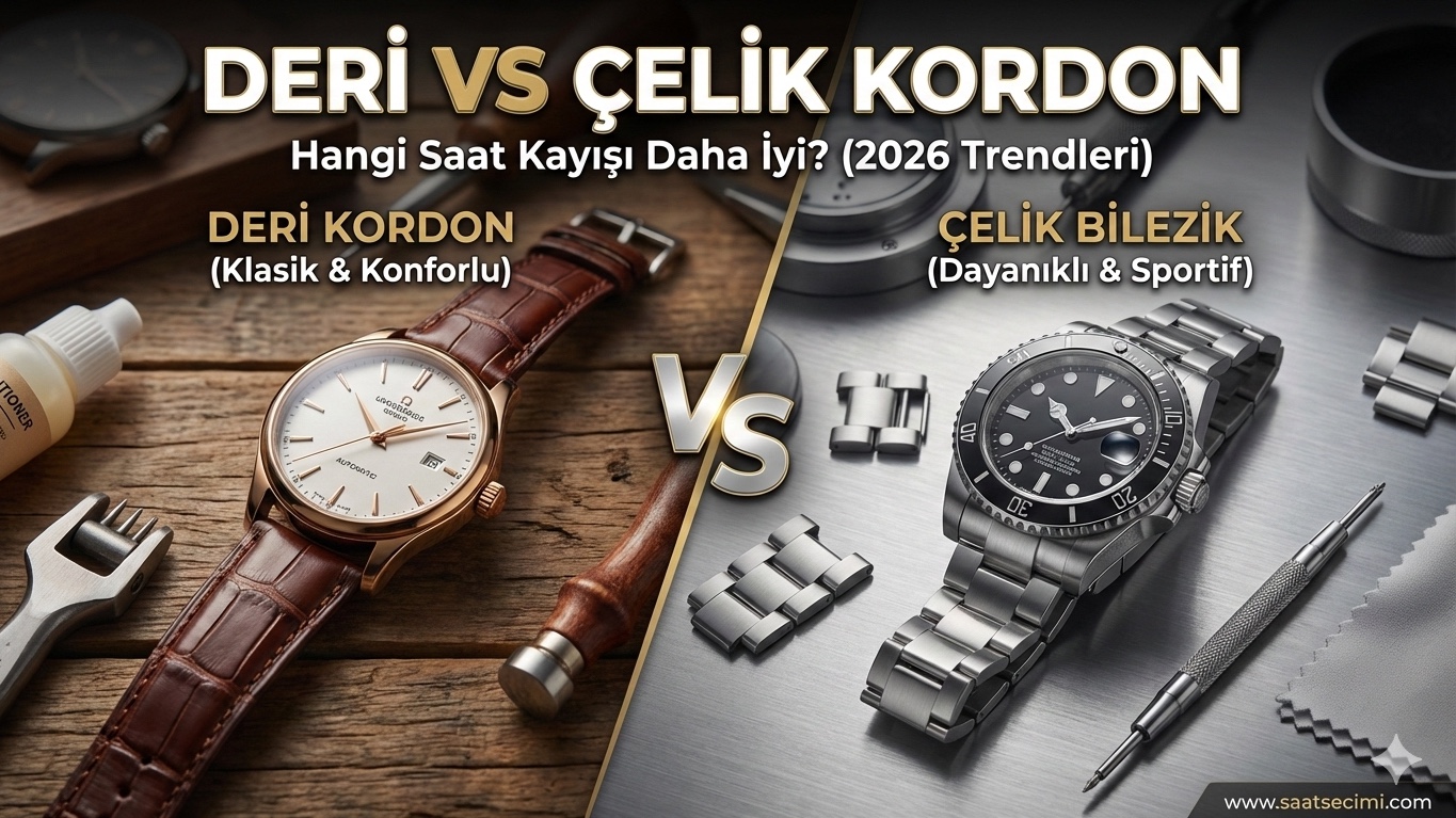 Deri mi, Çelik mi? Saat Kordonu Seçim Rehberi ve 2026 Trendleri
