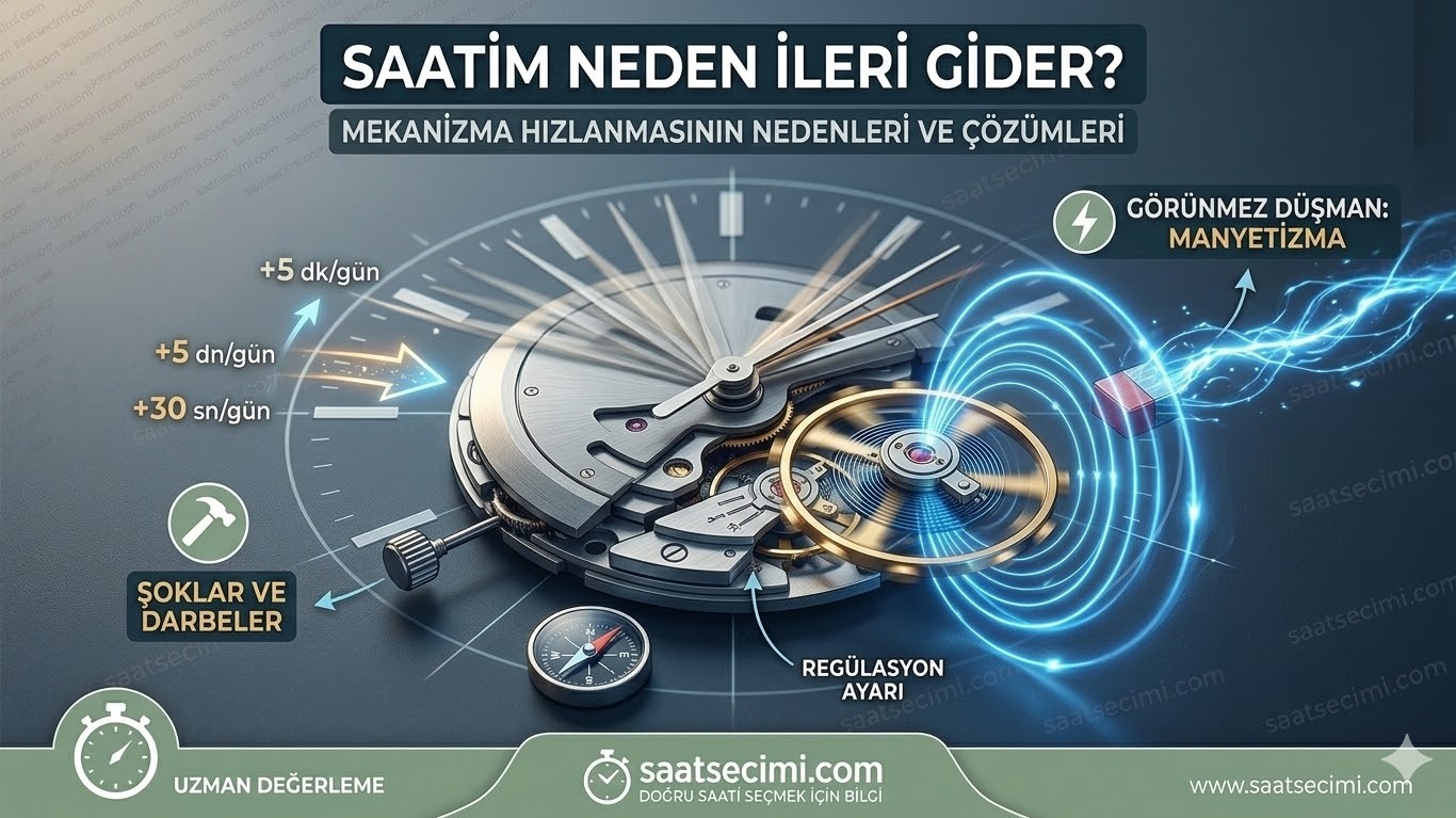 Saatim Neden Geri Kalıyor veya İleri Gidiyor? Sapma Sorunları Çözüm Rehberi