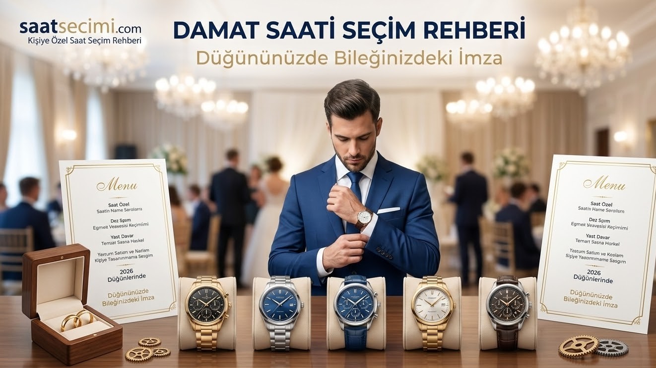 Damat Saati Nasıl Olmalı? Düğün İçin Saat Önerileri
