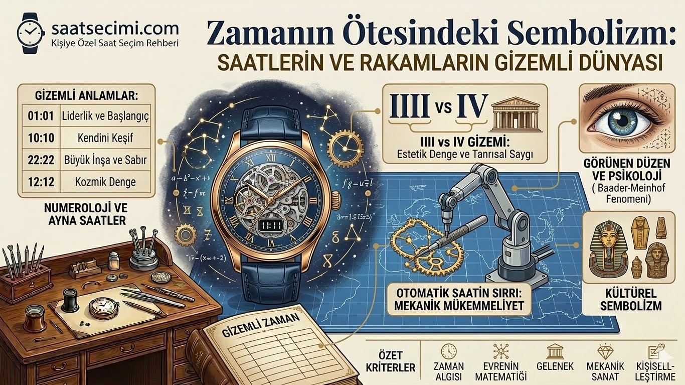 Saatlerin Anlamı ve Rakamların Gizemli Dünyası - Zamanın Ötesindeki Sembolizm