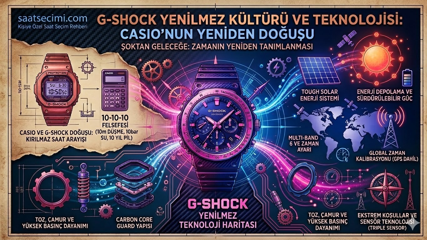 G-Shock Saat Kültü ve Dayanıklılık: Kırılamayan Saatin Efsanesi