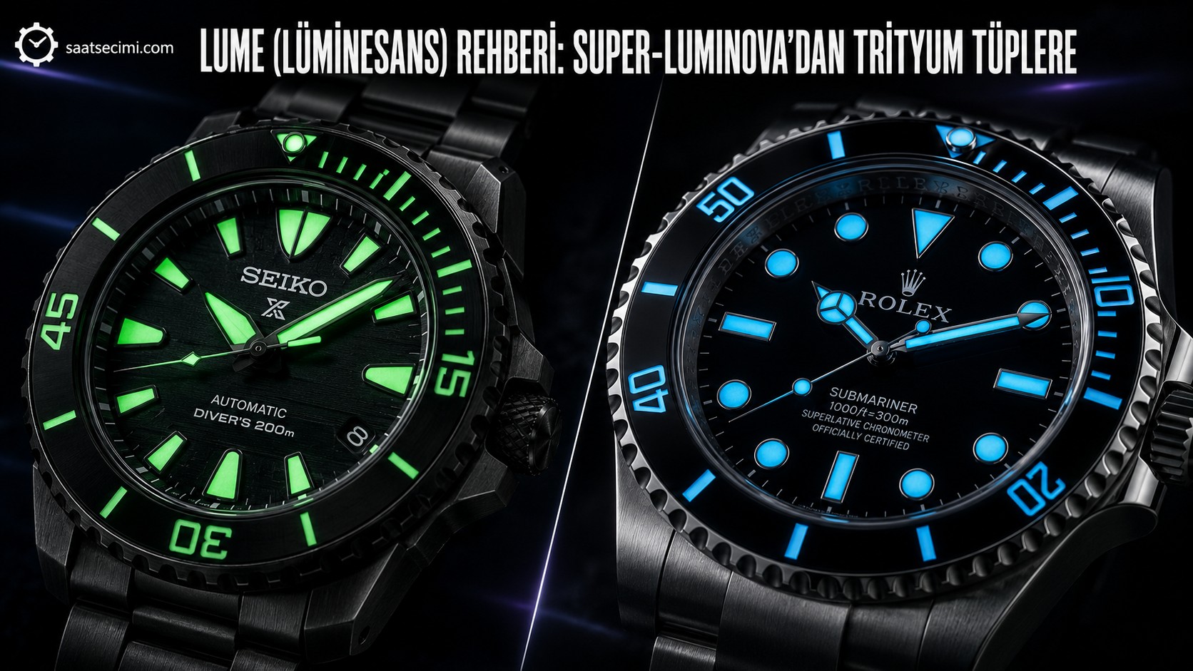 Lüminesans Nedir? Super-LumiNova'dan Trityum Tüplerine