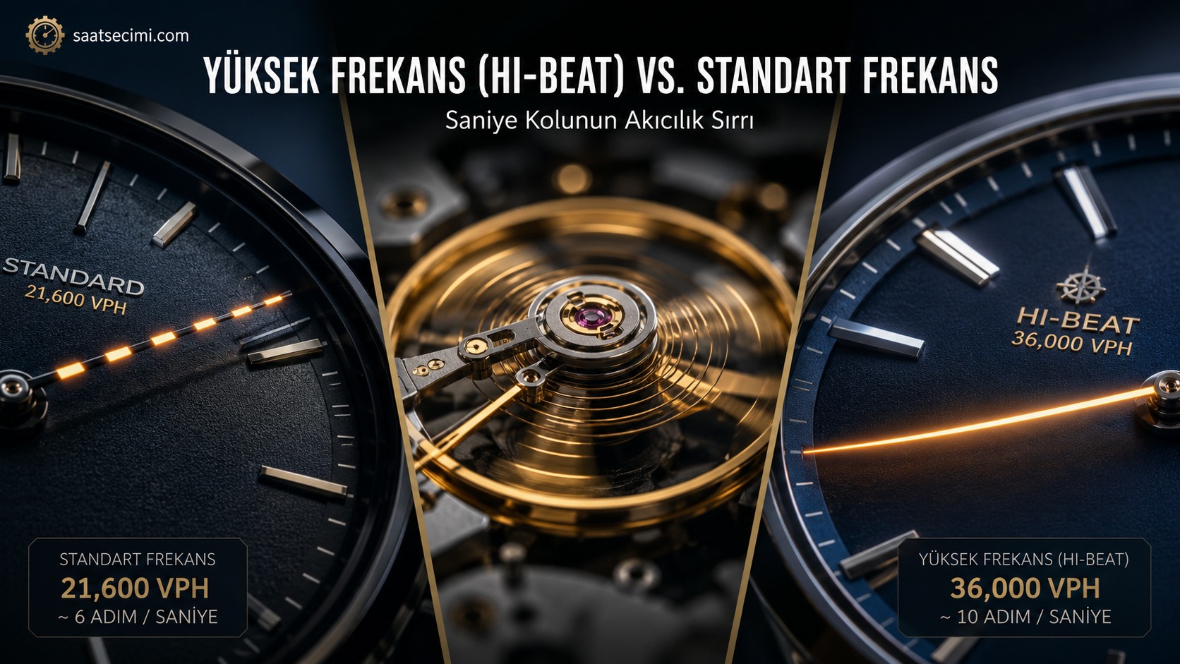 Yüksek Frekans (Hi-Beat) vs. Standart Frekans: Saatlerde Frekans Nedir?