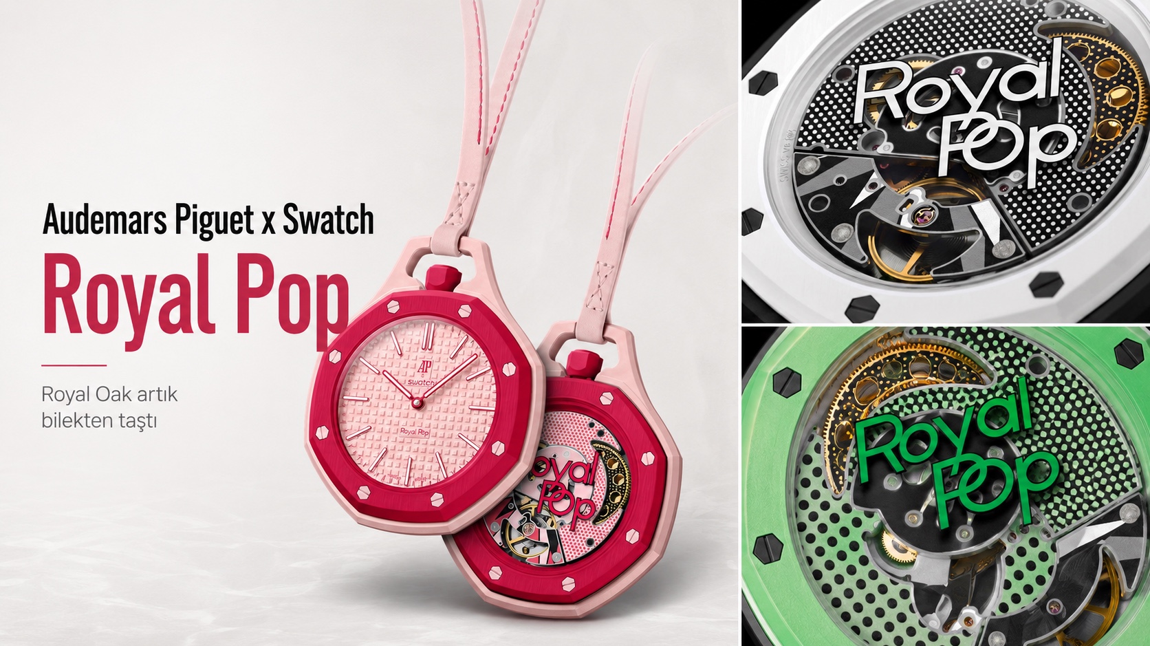 Swatch Royal Pop Türkiye'de Satılıyor Mu? AP Royal OAK Cep Saatine Dönüştü