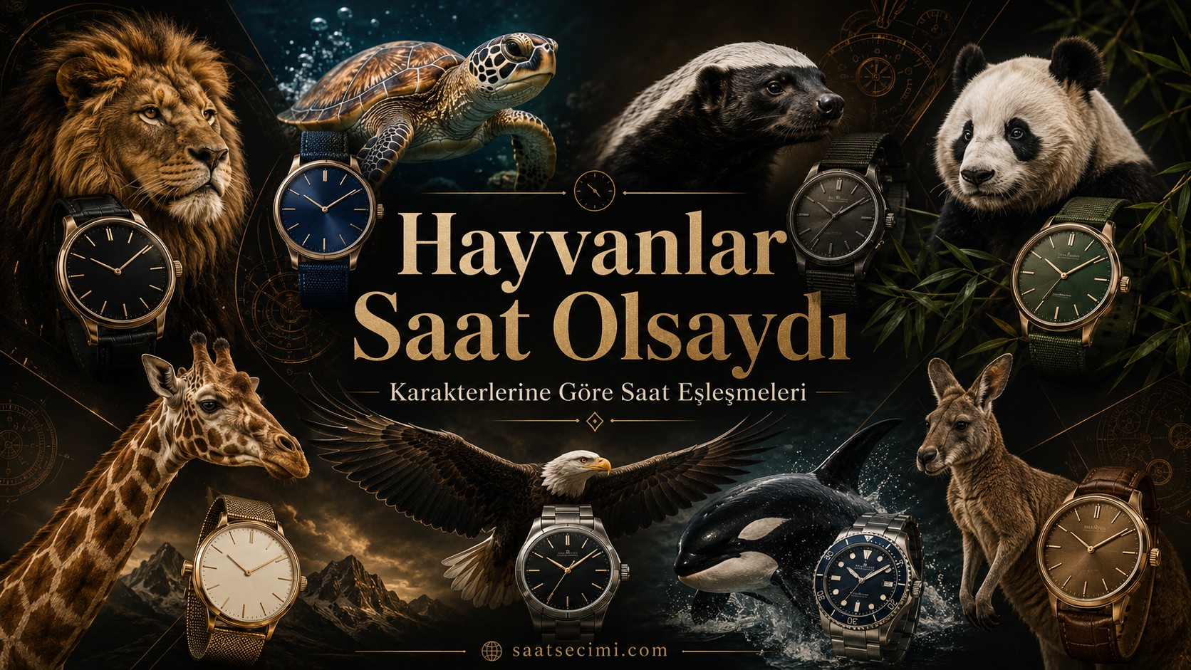 Hayvanlar Saat Olsaydı: Karakterlerine Göre Kol Saati Eşleşmeleri