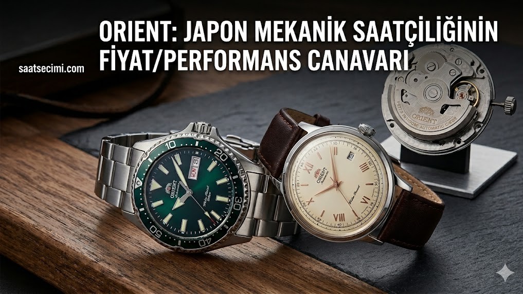 Orient : Japon Mekanik Saatçiliğinin Fiyat/Performans Markası