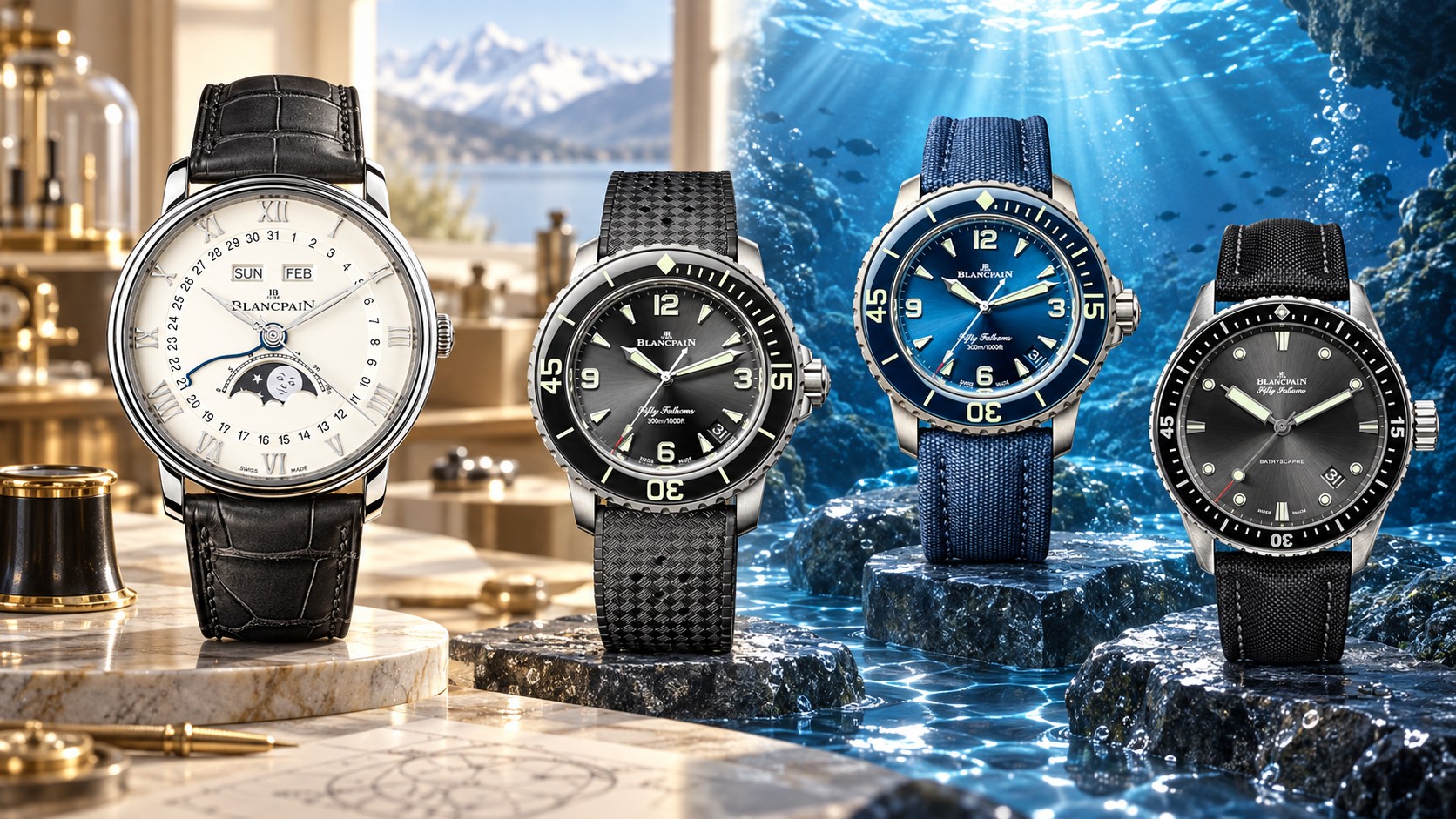 Blancpain - Dünyanın En Eski Saat Markası ve Fifty Fathoms Efsanesi