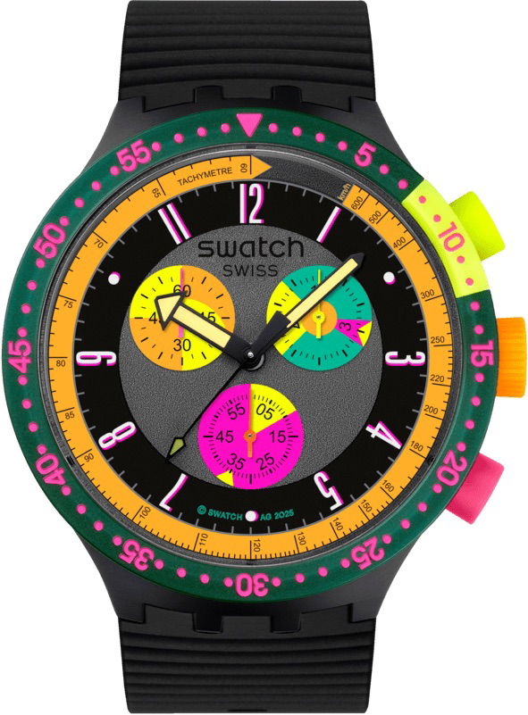 Swatch Sb02b104 Neon Seppia