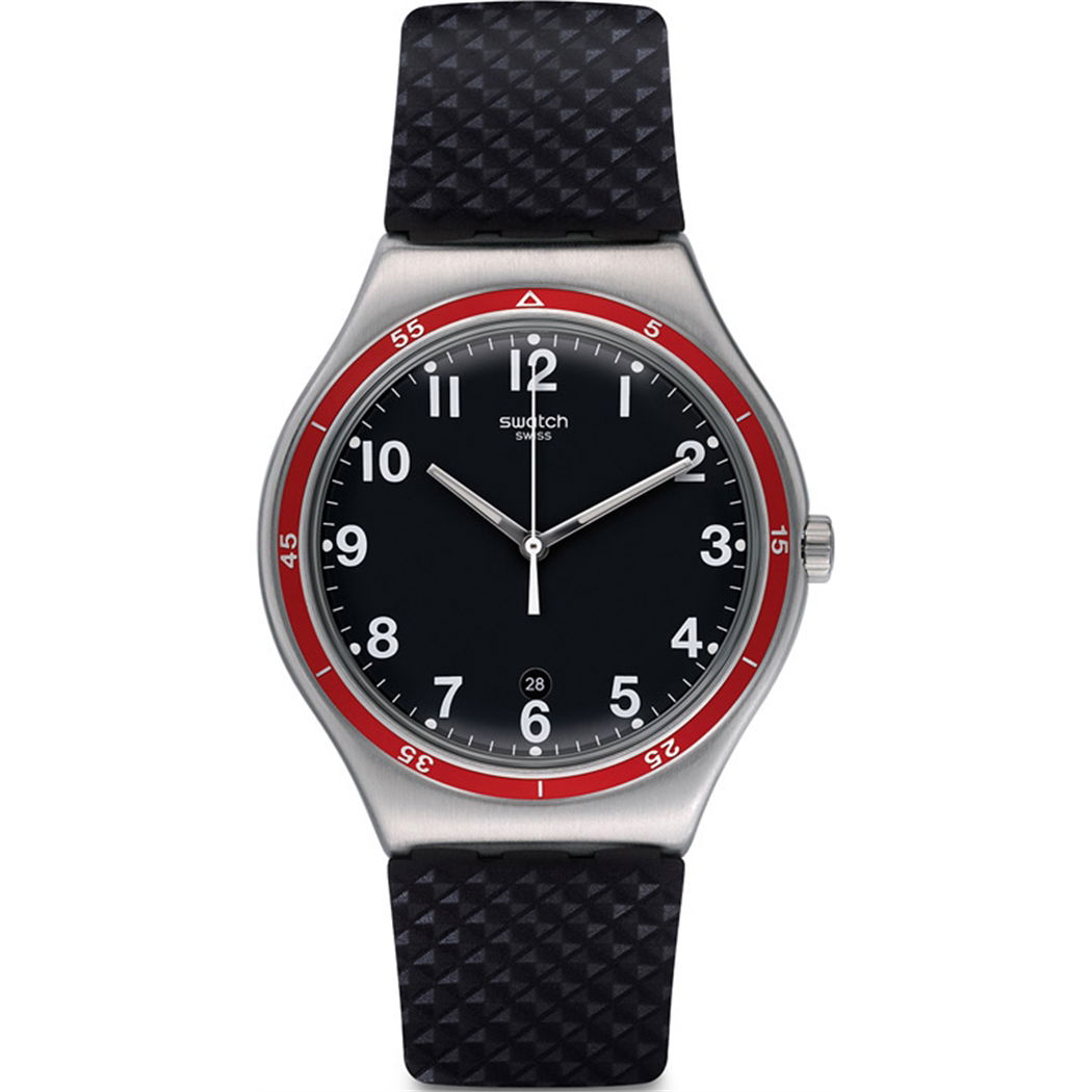 swatch Yws417 Red Wheel