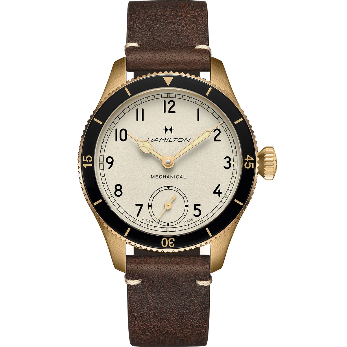 hamilton Khaki Aviation Pilot Pioneer Mechanical Bronze 43mm