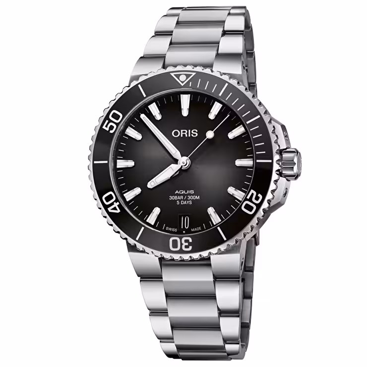 Oris 40077694154-0782209PEB Aquis 41mm