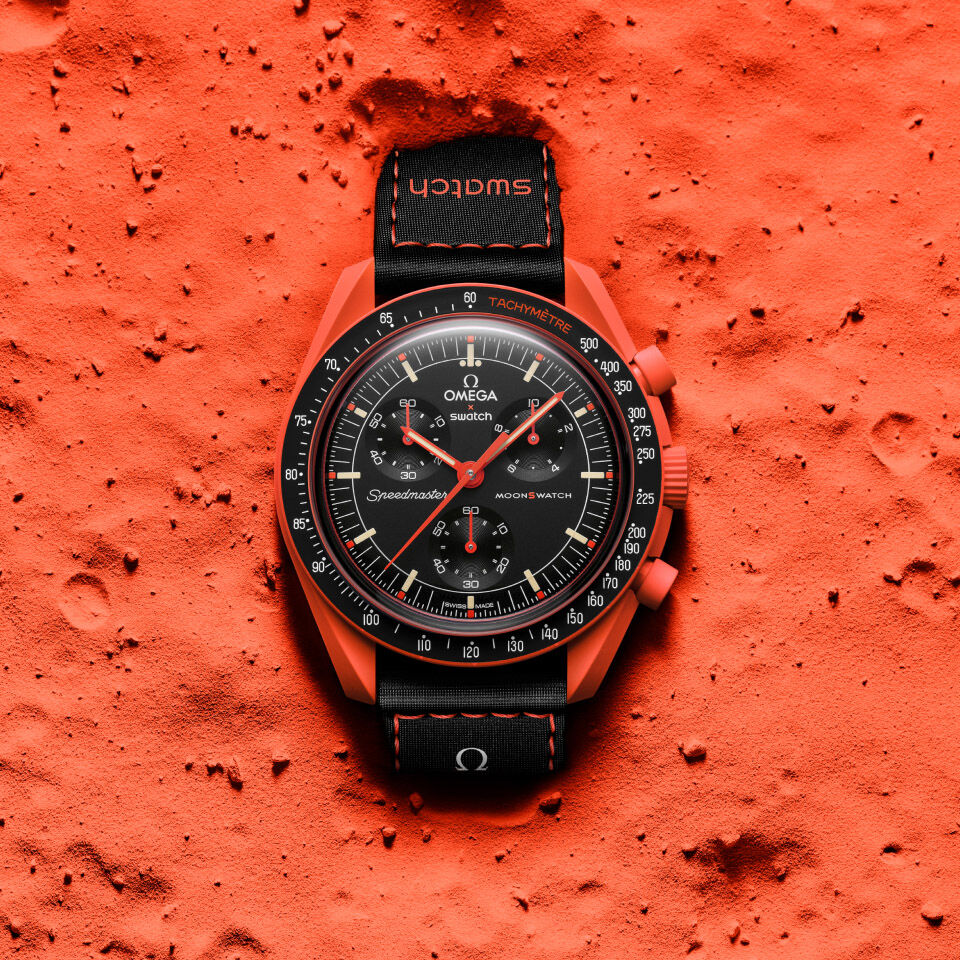 Swatch Omega x Swatch Moonswatch MISSION ON EARTH - LAVA