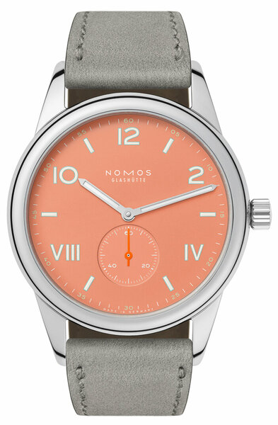 Nomos GLASHÜTTE CLUB CAMPUS 38 CREAM CORAL