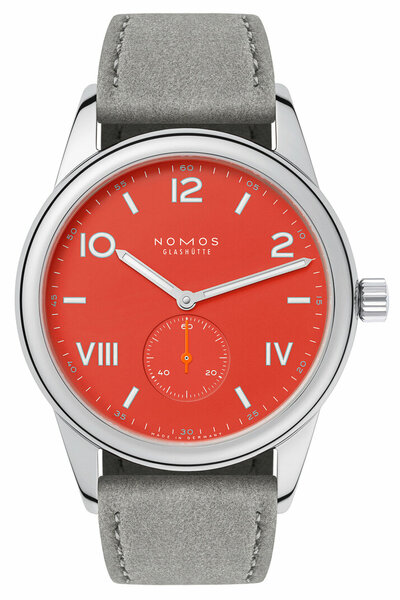 Nomos GLASHÜTTE CLUB CAMPUS 38 NONSTOP RED