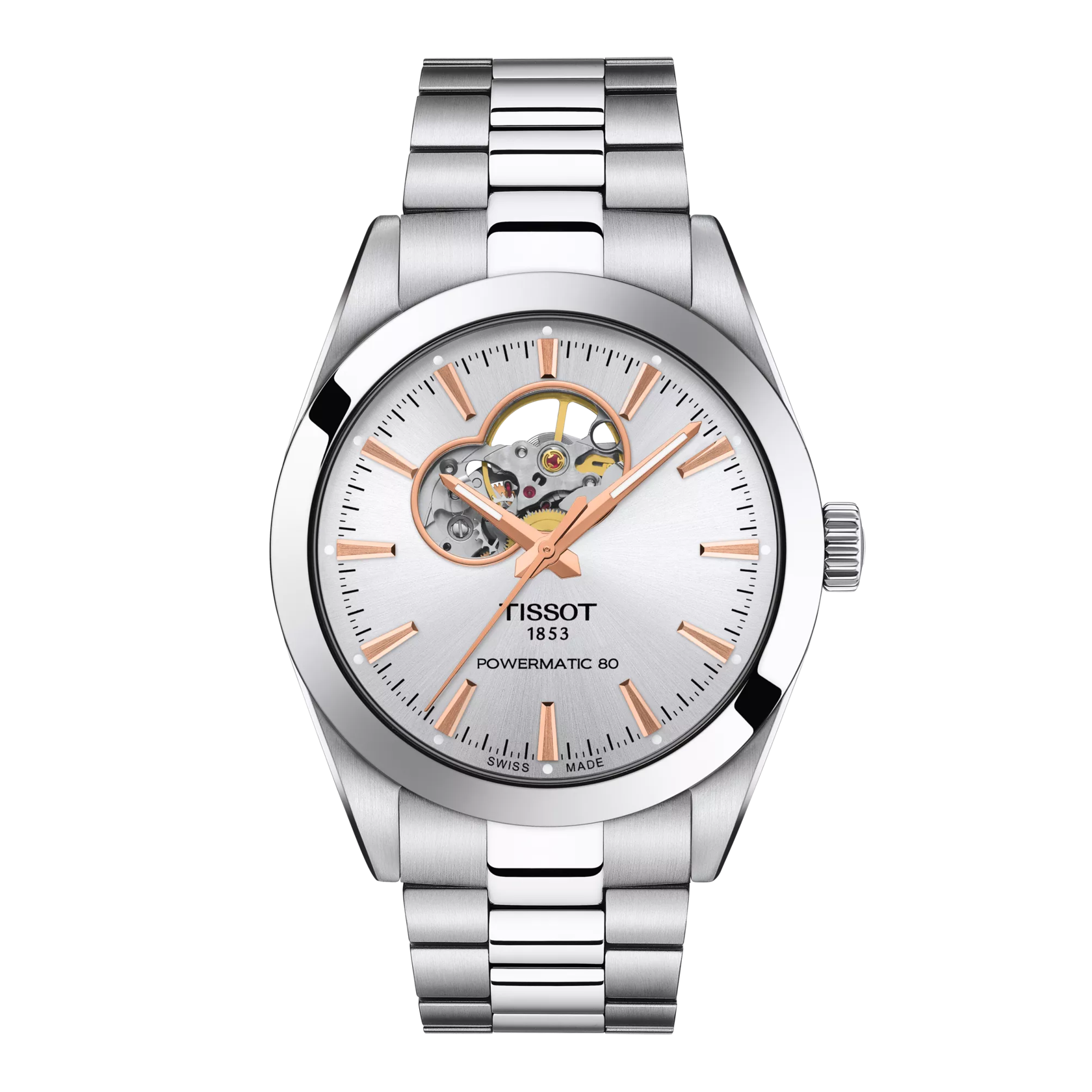 Tissot Gentleman Open Heart 40mm 40 mm