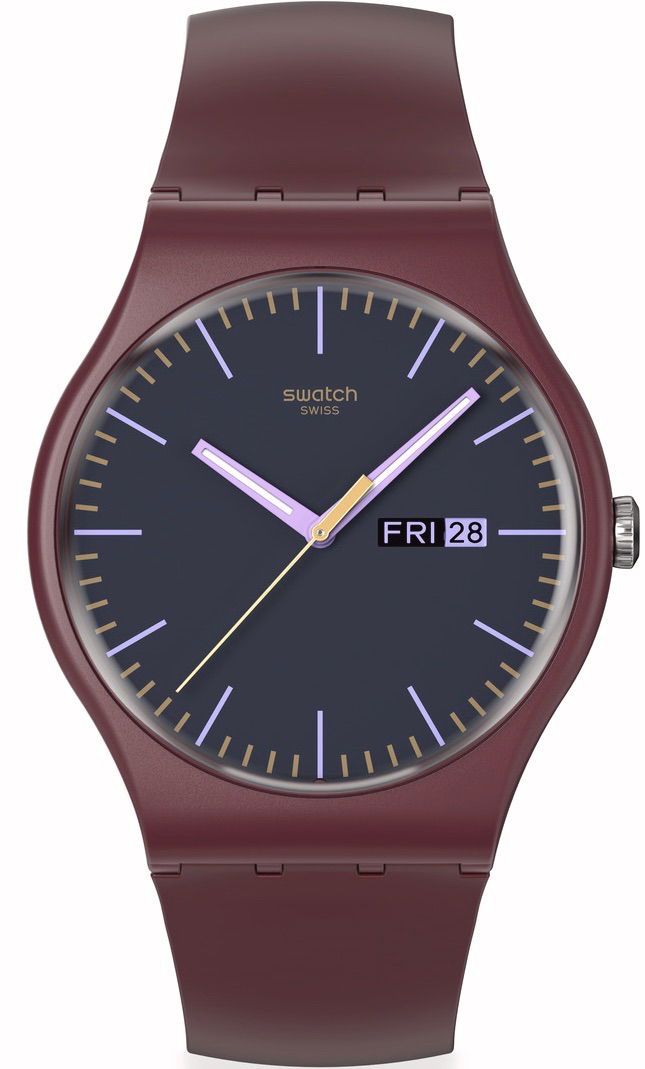 swatch Burgundy Berry 41 mm