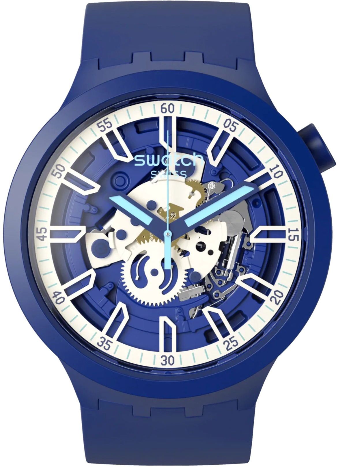 swatch Sb01n102 Iswatch Blue 47 mm