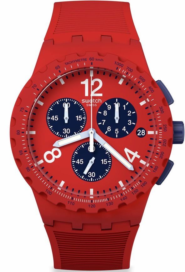 swatch Susr407 PRIMARILY RED 42 mm