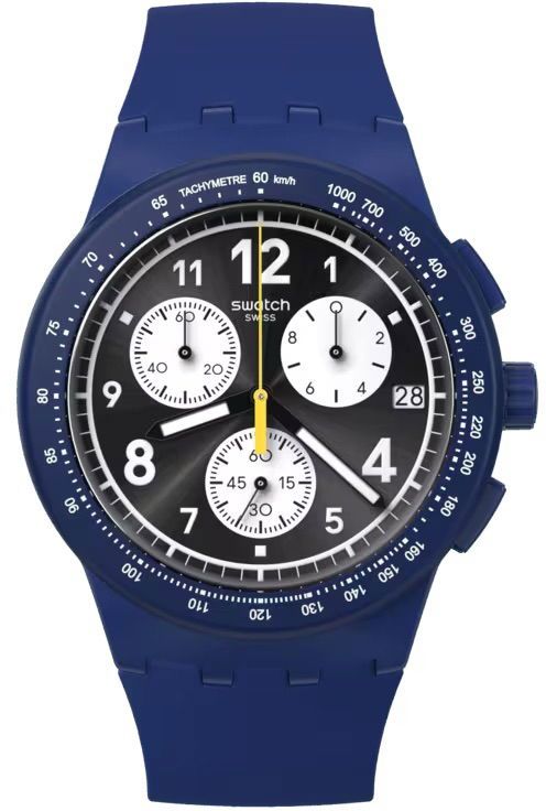 swatch Susn418 Nothing Basic About Blue 42 mm