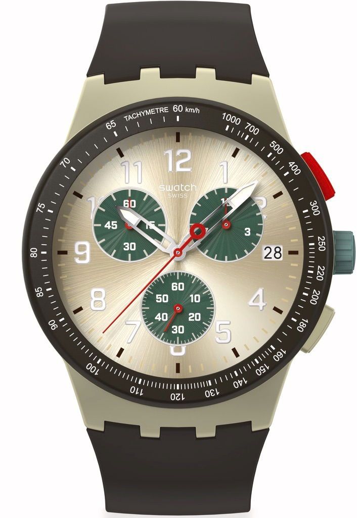 swatch Sust402 Obsidian Ink 42 mm