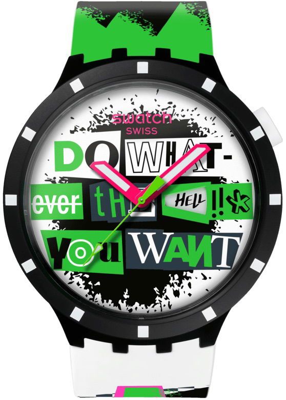 swatch Sb03b701 Lash Out 47 mm