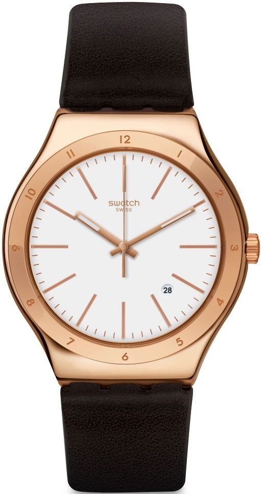 swatch YWG405 Tic-Brown 41 mm
