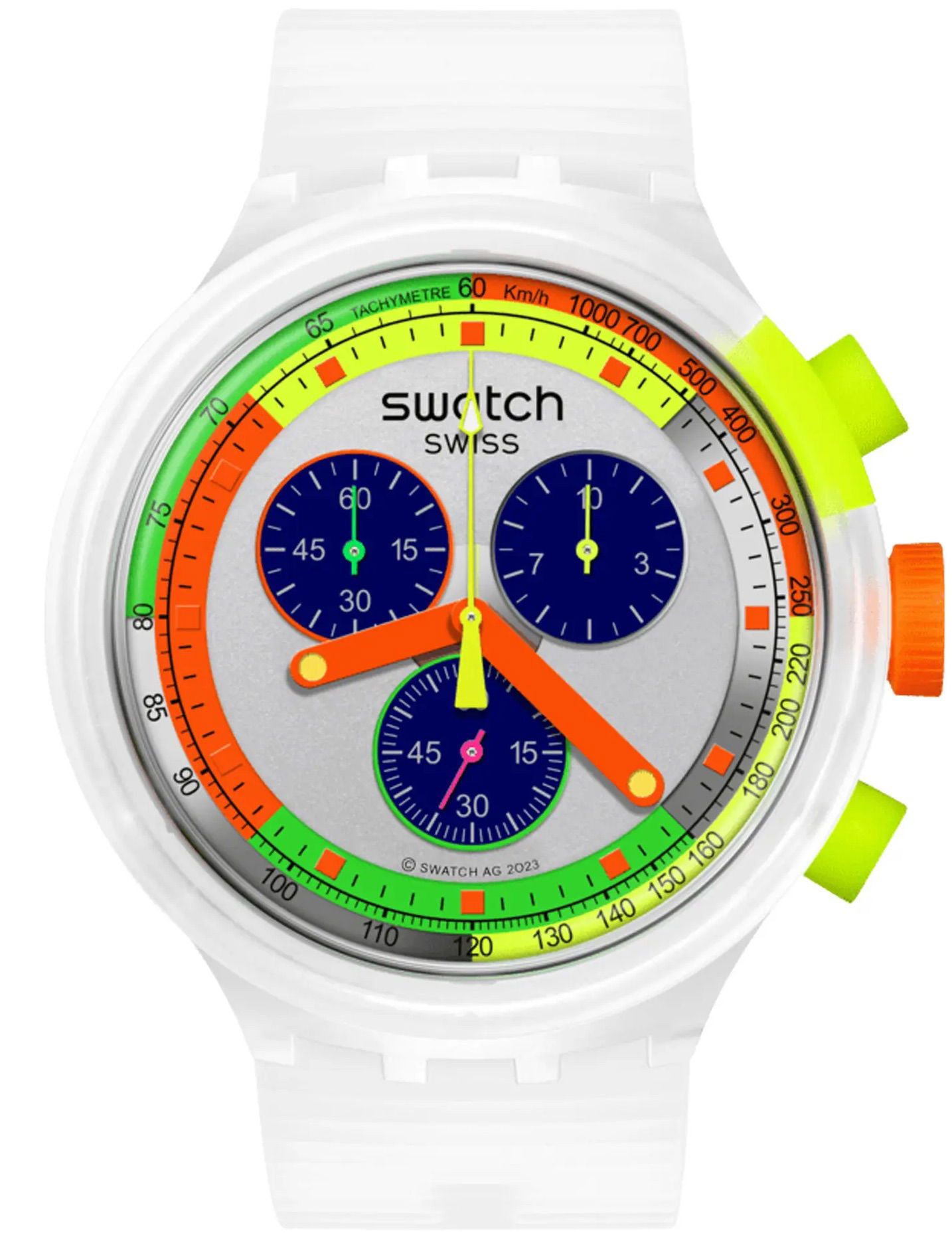 swatch Sb02k100 Neon Jelly 47 mm