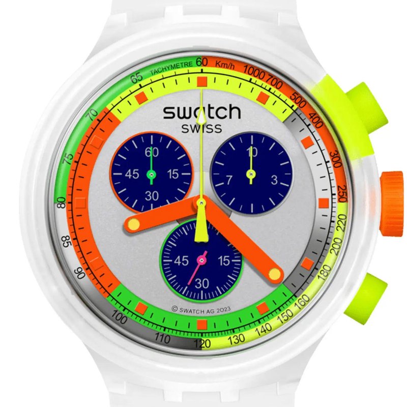 swatch Sb02k100 Neon Jelly