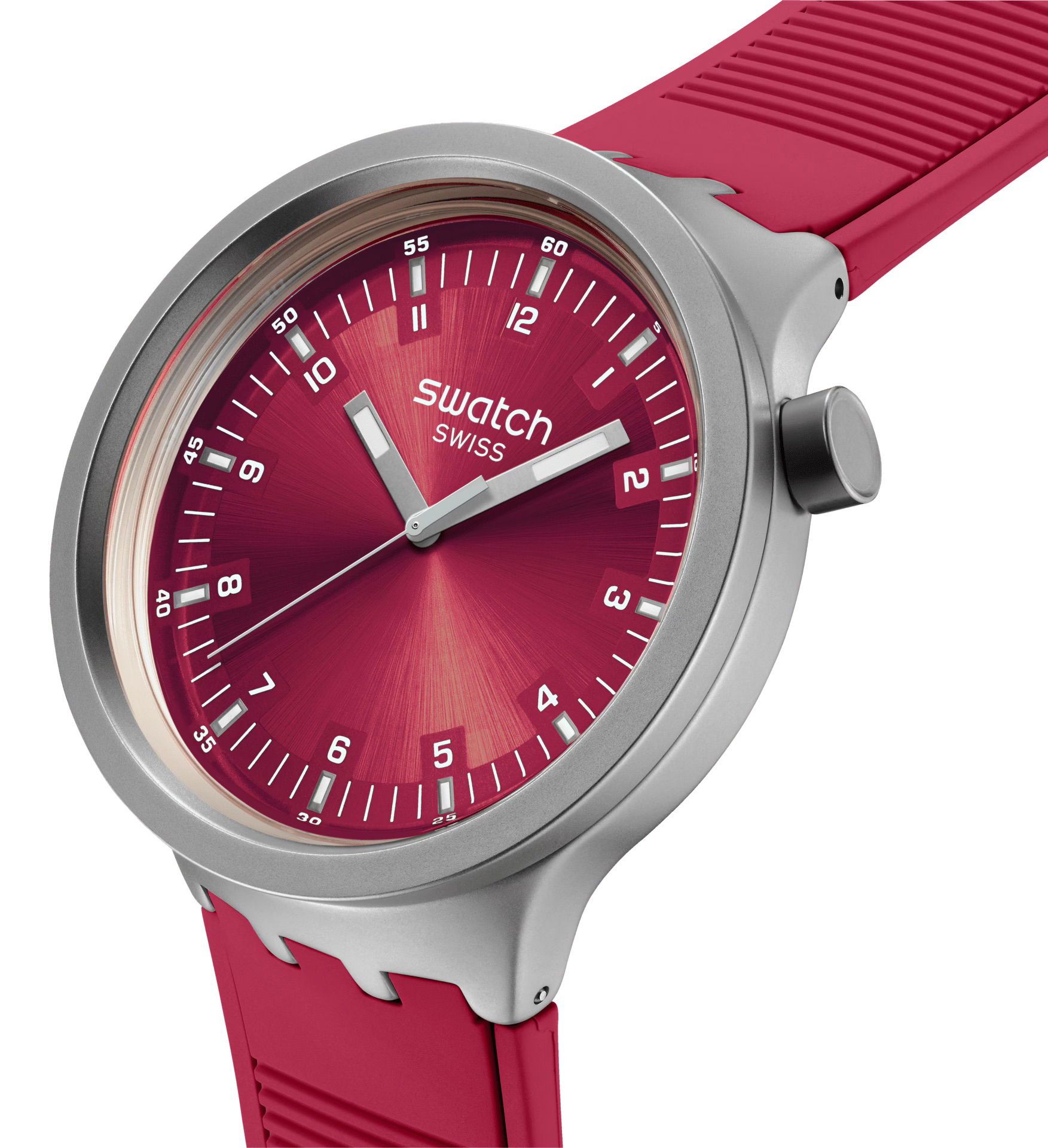 swatch Sb07s104 Scarlet Shimmer 47 mm