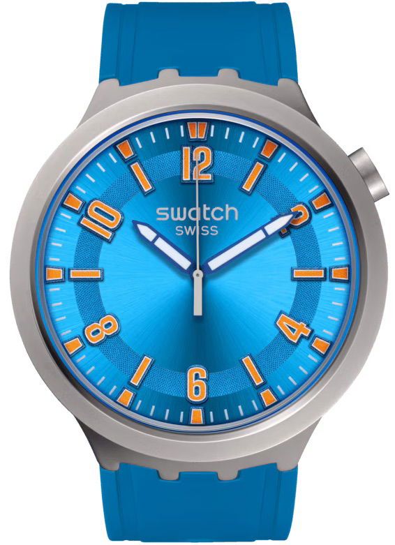 swatch Sb07s115  Blue In The Works 47 mm