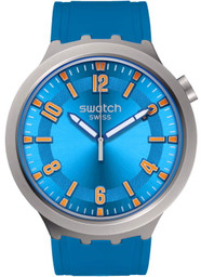 swatch Sb07s115 Blue In The Works 47 mm