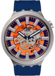 swatch Sb07s114 Orange In The Works 47 mm