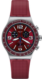 swatch YVS464 WINE GRID 43 mm