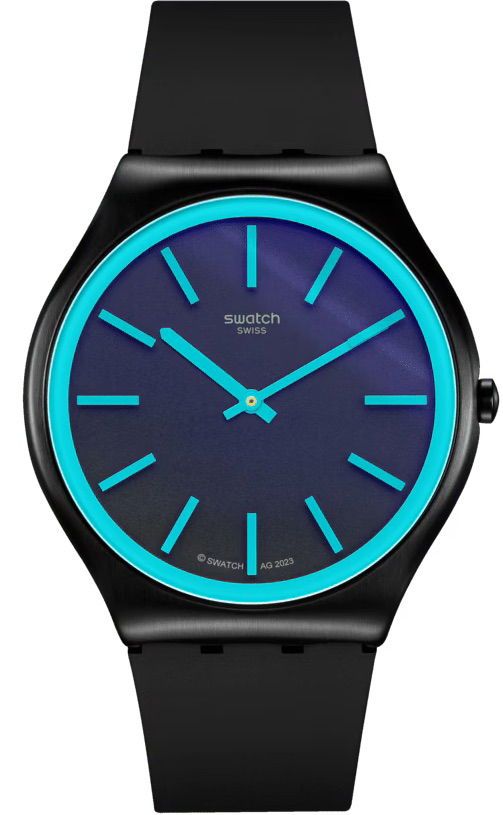 swatch Ss07b111 Obsidian Shimmer 42 mm