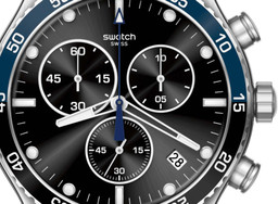 swatch Yvs507g Dark Blue Irony 43 mm