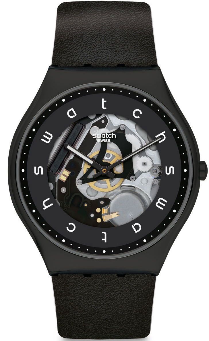 swatch Ss07b101 White Side 42 mm