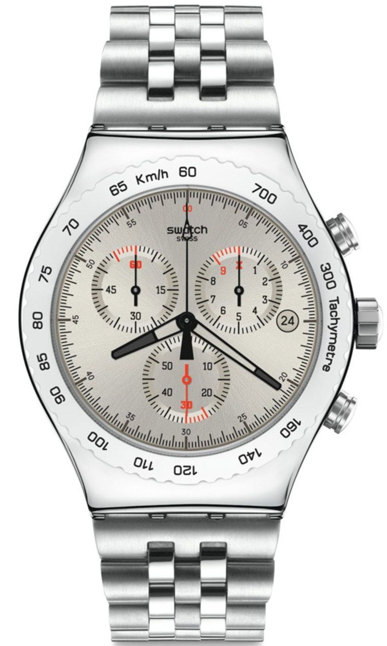 swatch Yvs405gd Silverrish Restyled 43 mm
