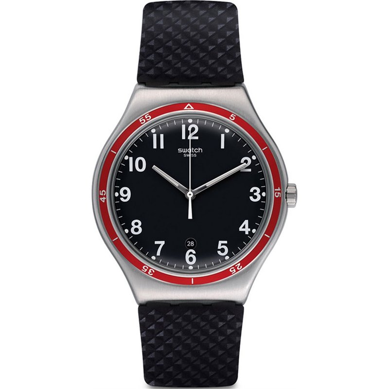 swatch Yws417 Red Wheel