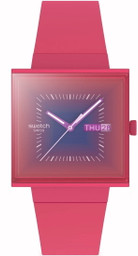 swatch Squarely Berry 42 mm