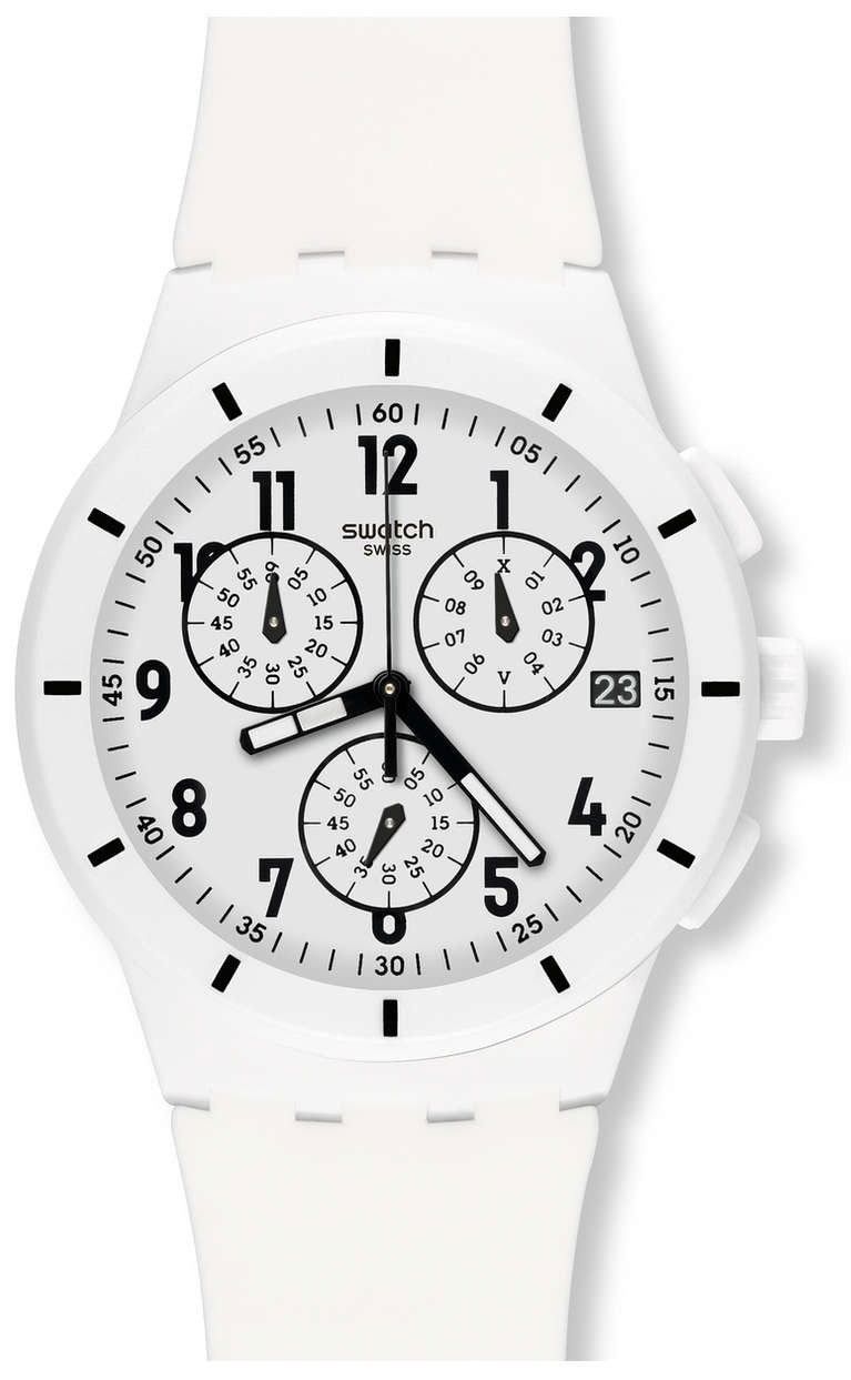 swatch Twice Again White 42 mm