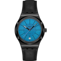 swatch Yib408 Blackcloak Mechanism 42 mm