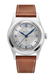 baltic HMS 003 Silver Blue - Stitched Lion 36 mm