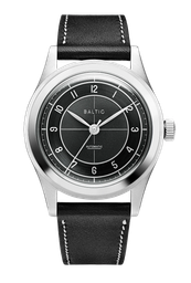 baltic HMS 002 Black Stitched Black 38 mm