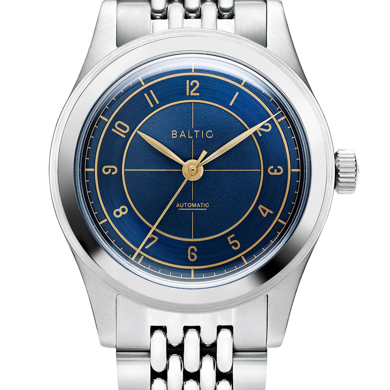 baltic HMS 002 Blue Gilt - Beads of Rice