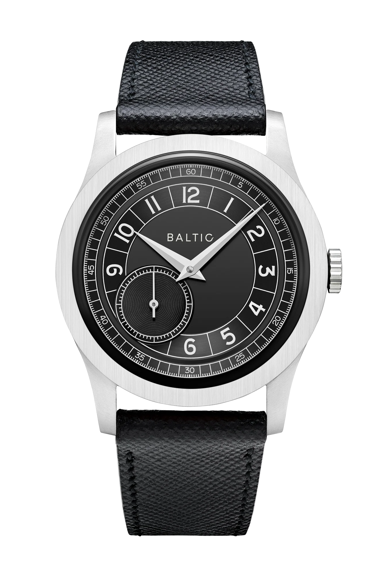 baltic MR Roulette Black- Stitched Saffiano Black