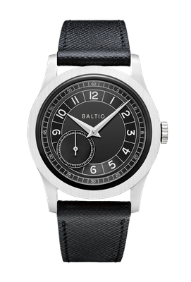 baltic MR Roulette Black- Stitched Saffiano Black