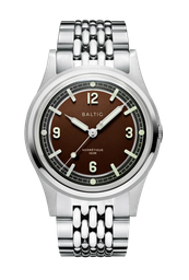 baltic Hermetique Tourer Brown - Beads of Rice 40 mm